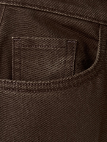 MANGO Wide Leg Farkut 'ELISE' värissä ruskea