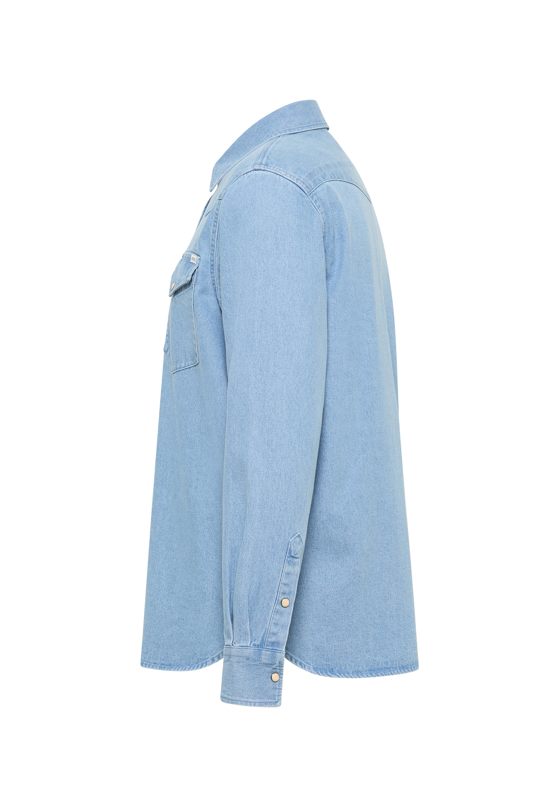 MUSTANG Regular Fit Hemd in Blau