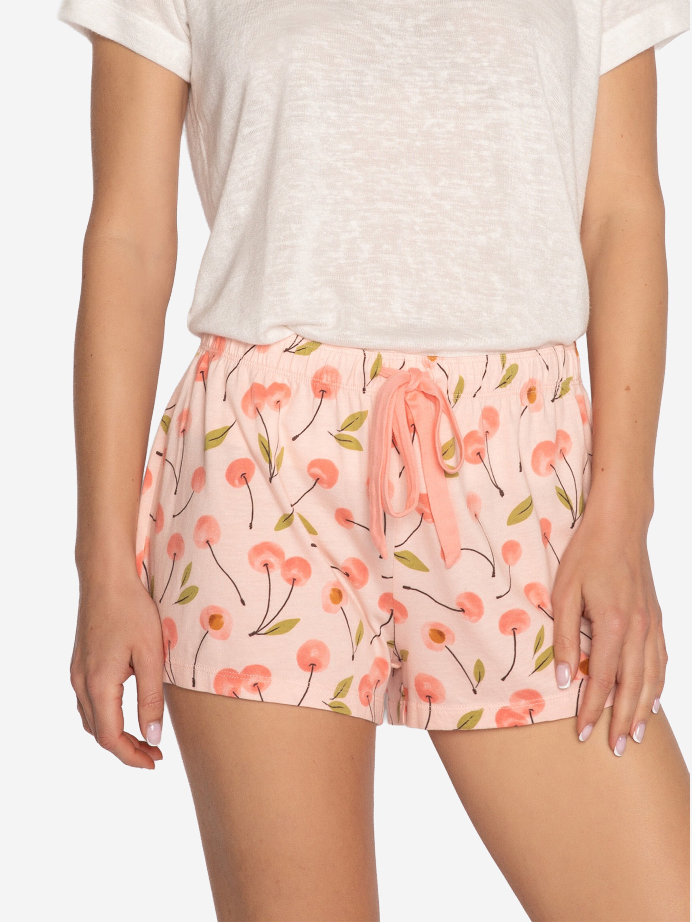 PJ Salvage Pajama Pants ' Playful Prints ' in Pink: front