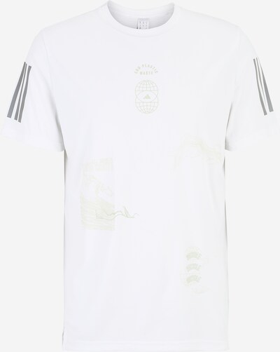 ADIDAS PERFORMANCE Performance shirt 'Global' in Silver grey / White, Item view