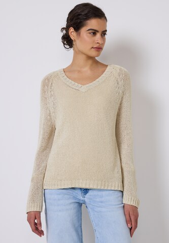 Street One Studio Pullover in Beige: Vorderseite