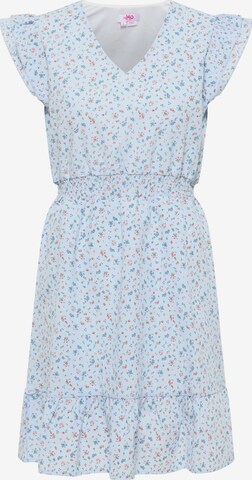 MYMO Summer Dress in Blue: front
