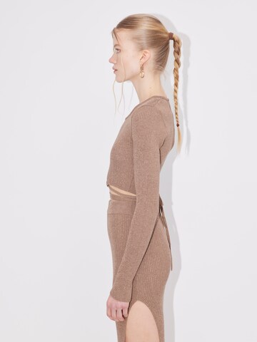 LeGer by Lena Gercke Sweater 'Hacer' in Brown