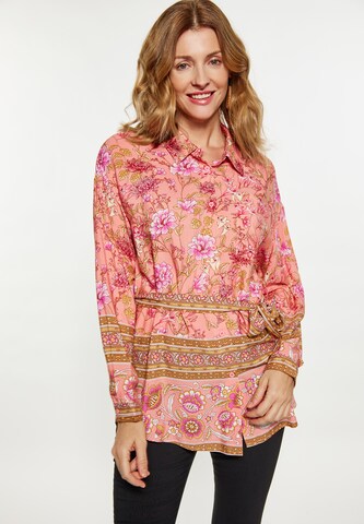 usha FESTIVAL Blouse in Roze: voorkant