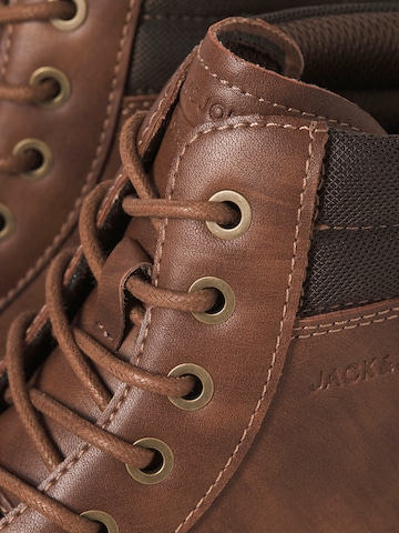 JACK & JONES - Botas con cordones 'JFWDINNINGTON' en marrón