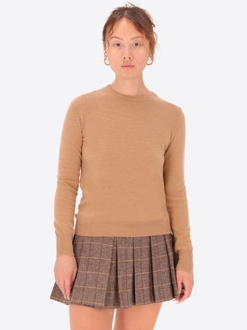 Distretto12 Trui 'Geppi' in Beige: voorkant