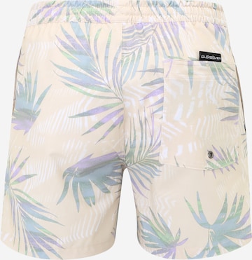 QUIKSILVER Badshorts 'VOLLEY' i vit