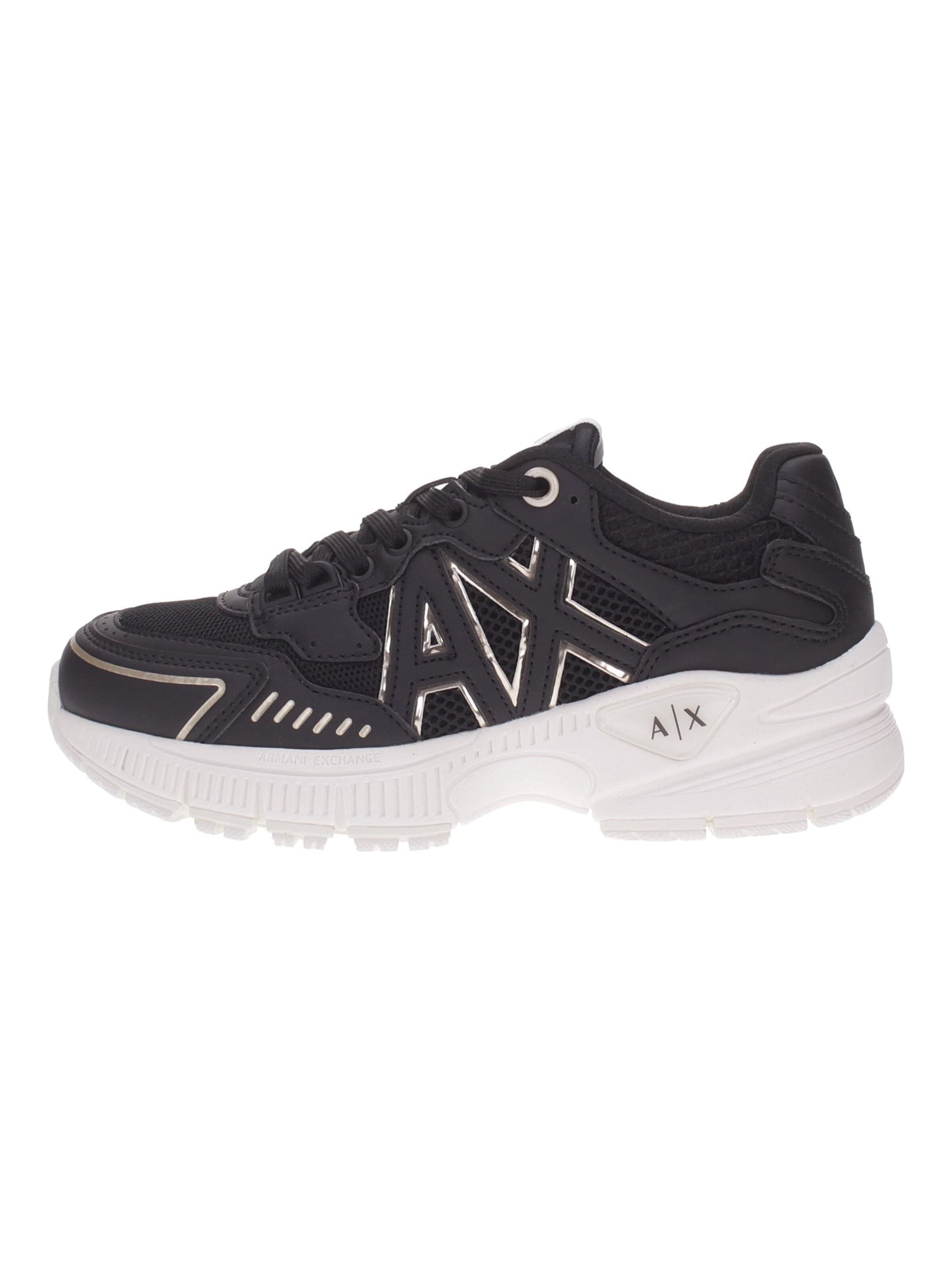 Sneaker bassa 'Sneakers Armani Exchange' di ARMANI EXCHANGE in nero: frontale