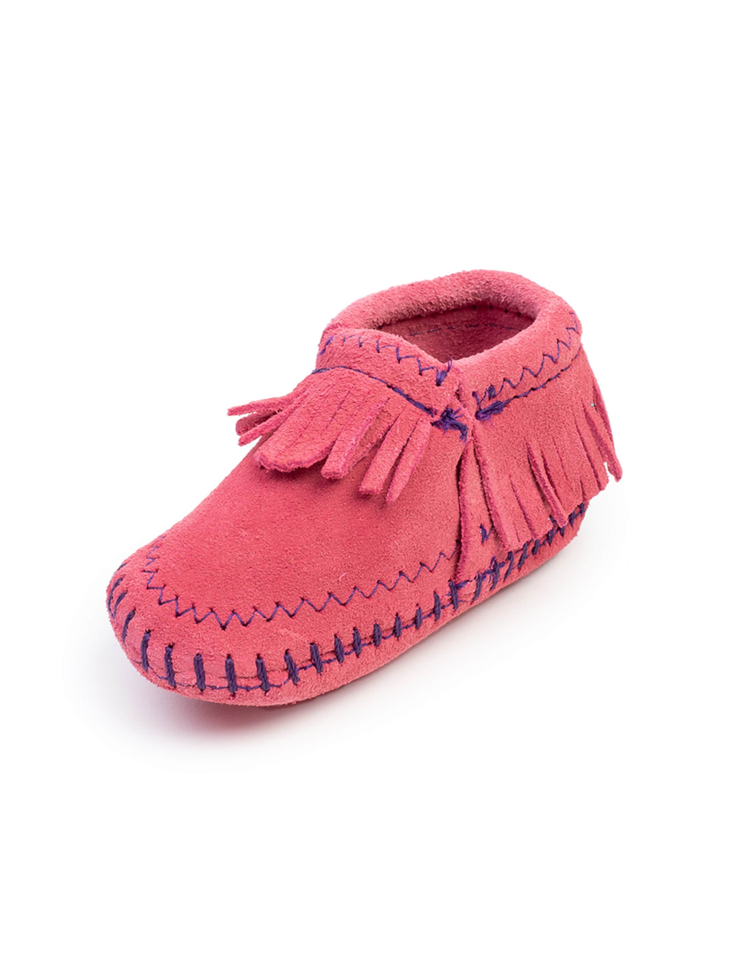 rožinė Minnetonka Auliniai 'Riley Softsole': priekis