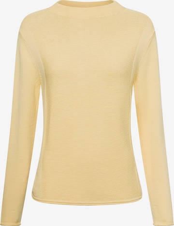 Pull-over Marie Lund en jaune : devant