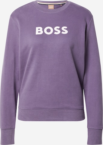 BOSS Orange Sweatshirt 'Ela' in Lila: predná strana