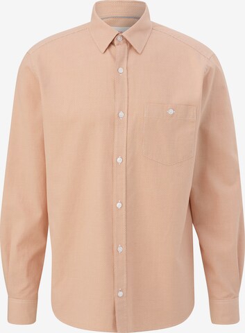 s.Oliver Regular fit Button Up Shirt in Orange: front