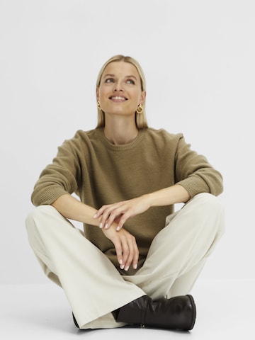 Pull-over oversize bonprix en vert