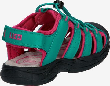 LICO Open shoes 'NIMBO' in Green