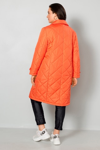 MIAMODA Between-Seasons Coat in Orange