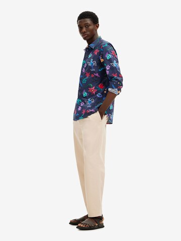 Desigual Regular Fit Hemd in Blau