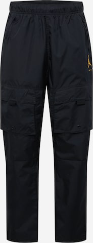 Loosefit Pantaloni cu buzunare de la Jordan pe negru: față