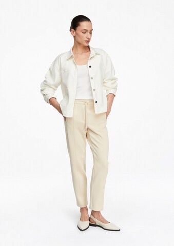 Regular Pantalon COMMA en beige