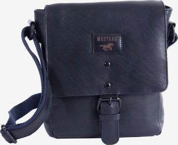 MUSTANG Crossbody Bag in Blue: front