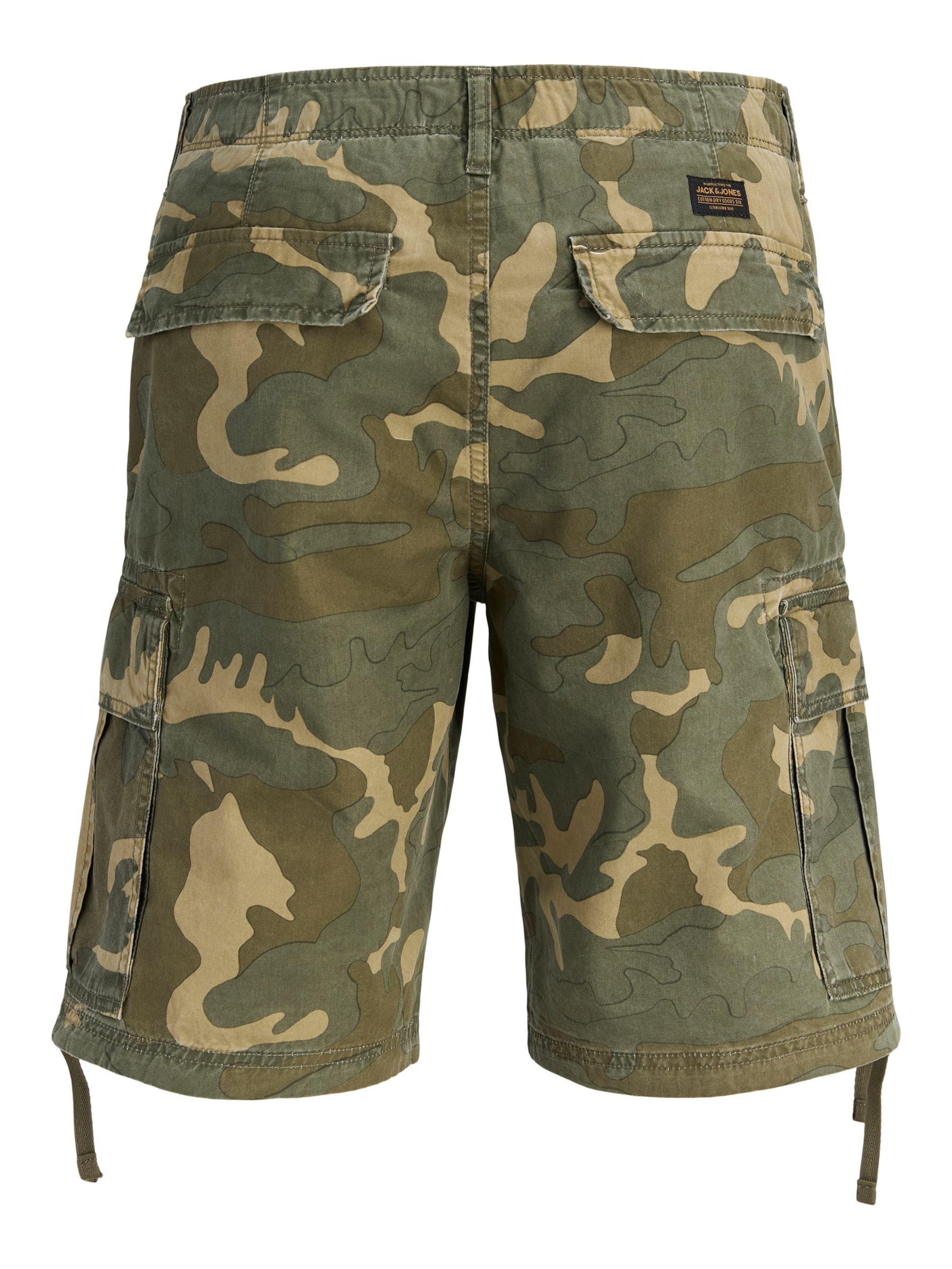 JACK & JONES regular Cargobukser i grøn