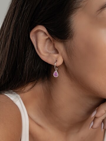 Hey Happiness Ohrringe 'October Birthstone' in Silber