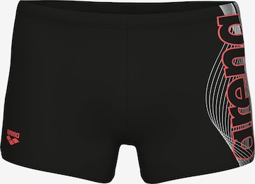 ARENA Sportbadehose in Schwarz: Vorderseite