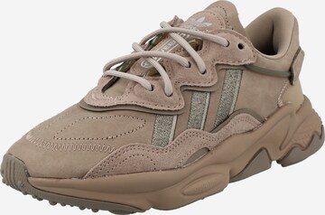 Baskets basses 'OZWEEG' ADIDAS ORIGINALS en marron : devant