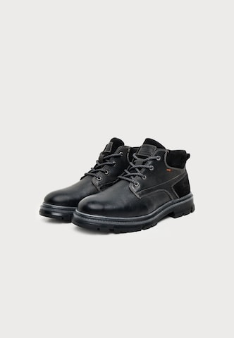Dockers by Gerli Schnürboots in Schwarz