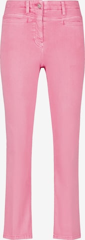 GERRY WEBER Bootcut Jeansy 'Mar' w kolorze różowy: przód