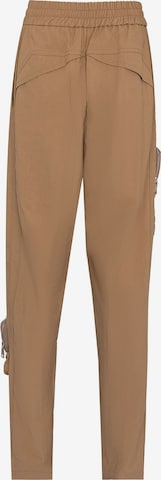 NOCTURNE Tapered Gargohousut värissä beige