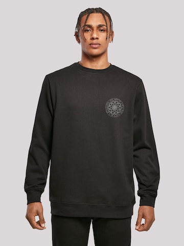 F4NT4STIC Sweatshirt in Zwart: voorkant