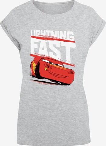 ABSOLUTE CULT Shirt 'Cars - Lightning Fast' in Grey: front