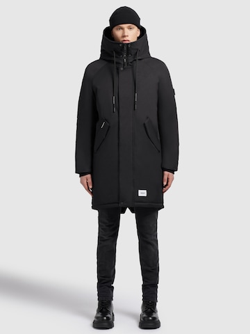 Manteau mi-saison 'Hant' khujo en noir
