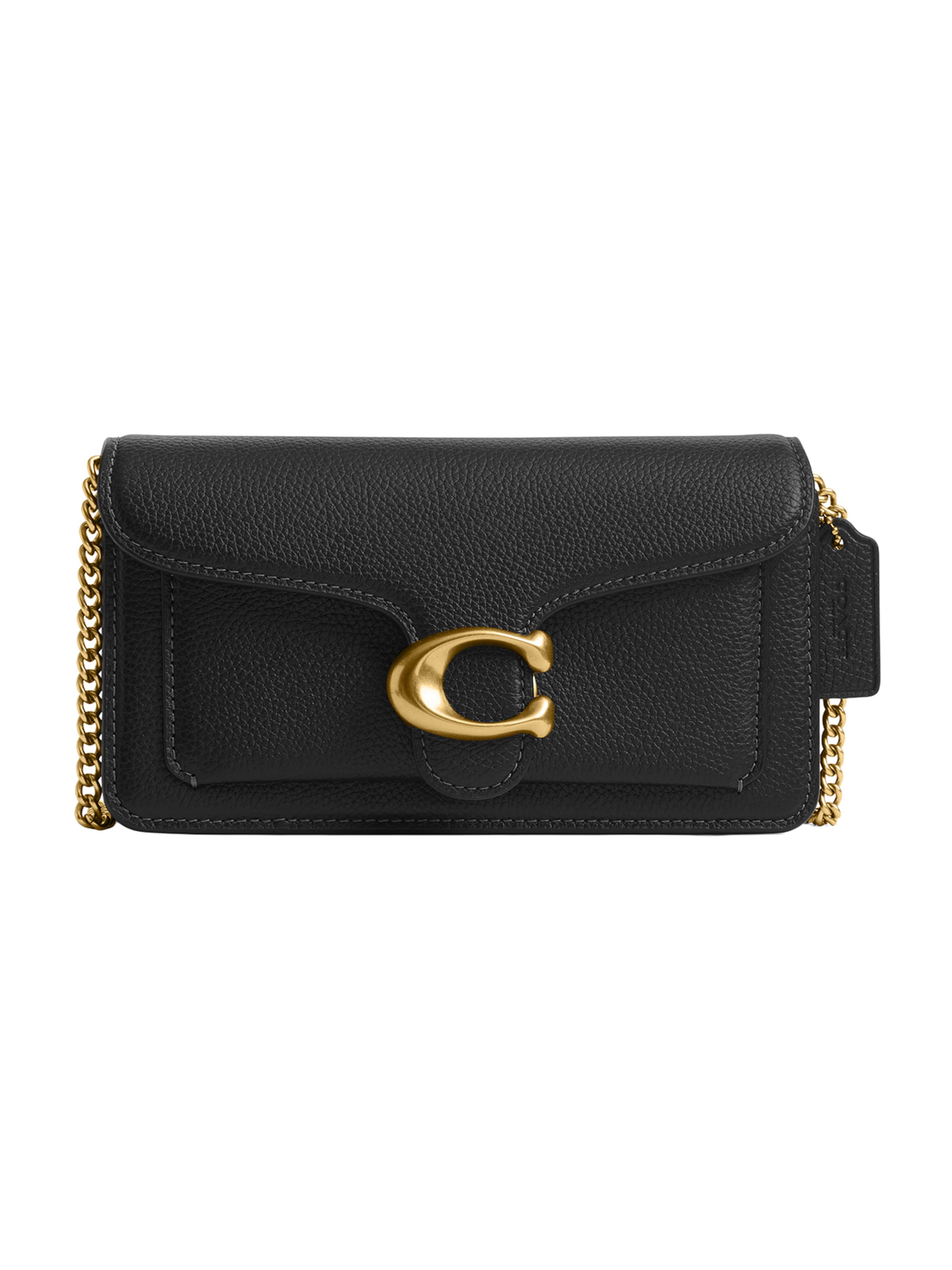 Borsa a tracolla 'TABBY' di COACH in nero: frontale