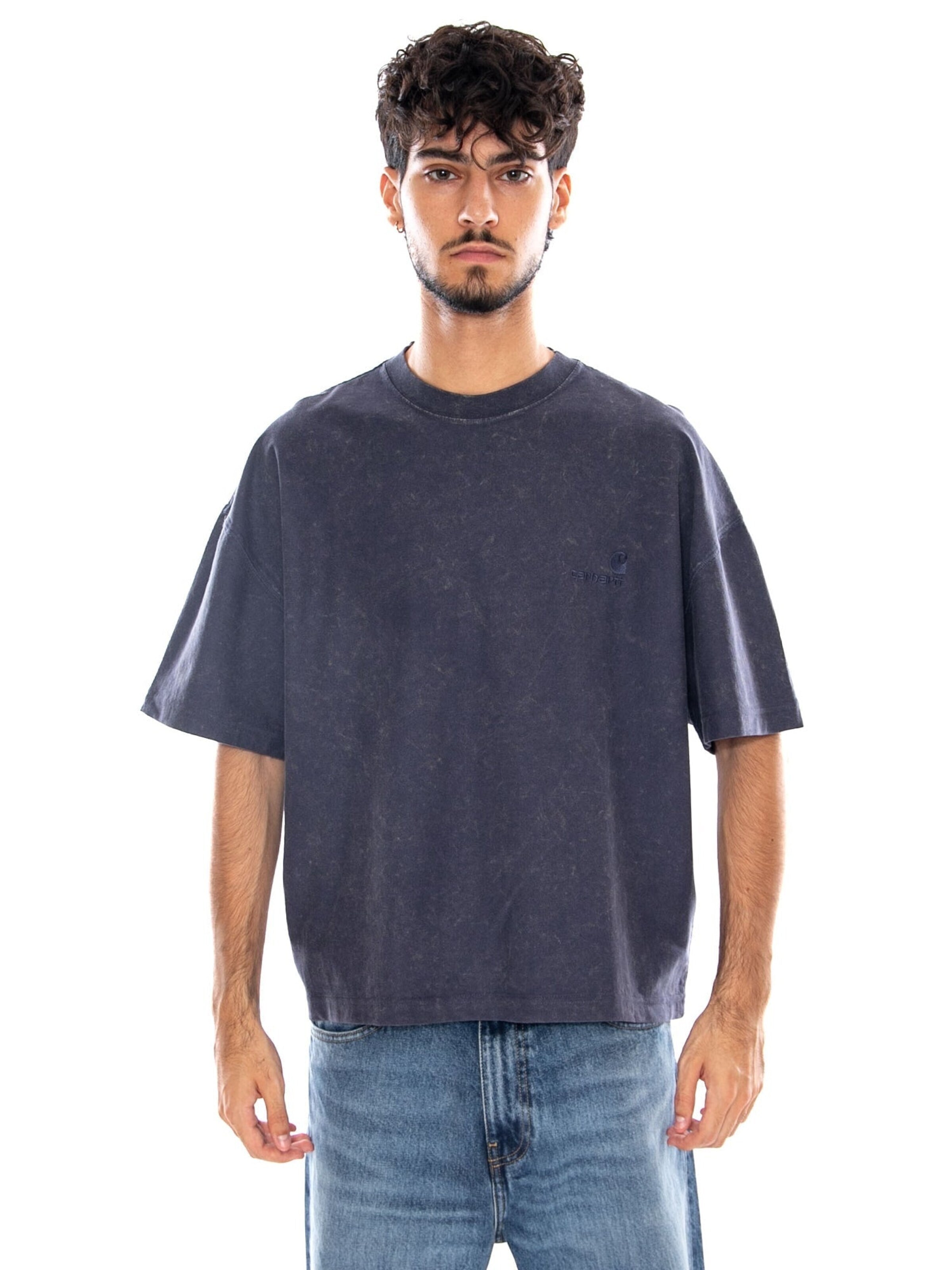 Carhartt WIP Shirt 'LAMBERT' in S in de kleur Blauw, Productweergave