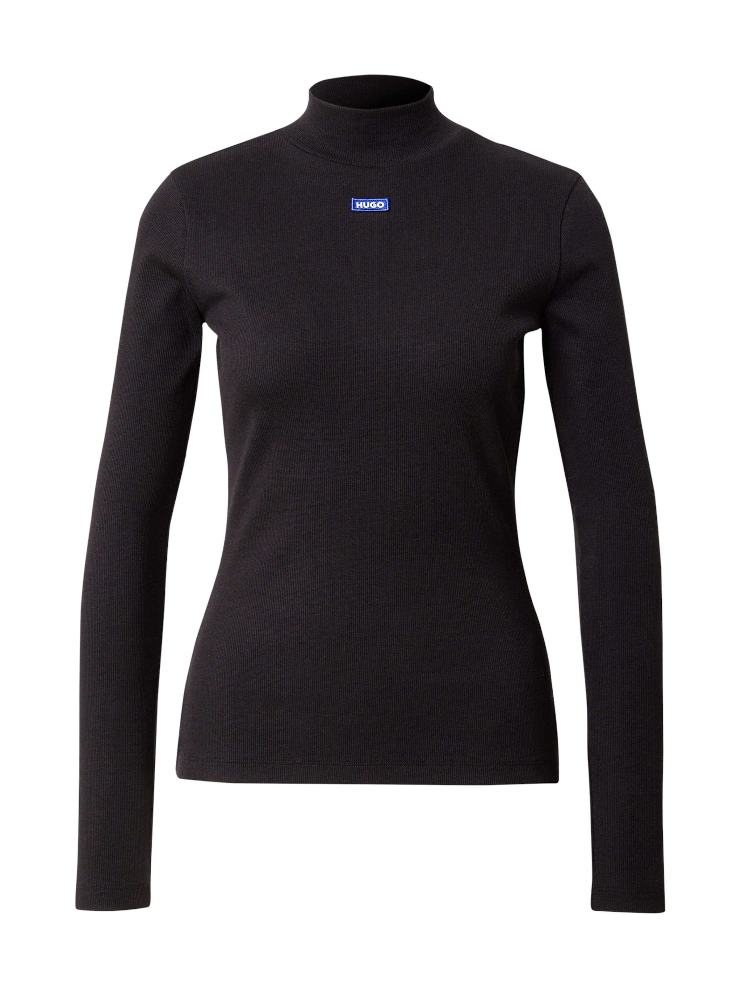 HUGO Μπλουζάκι &#x27;Easy&#x27; σε μαύρο: μπροστά