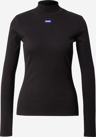 HUGOMajica 'Easy' - crna boja: prednji dio