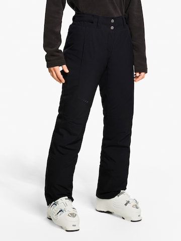 ZIENER Regular Workout Pants 'TALINA-Z' in Black
