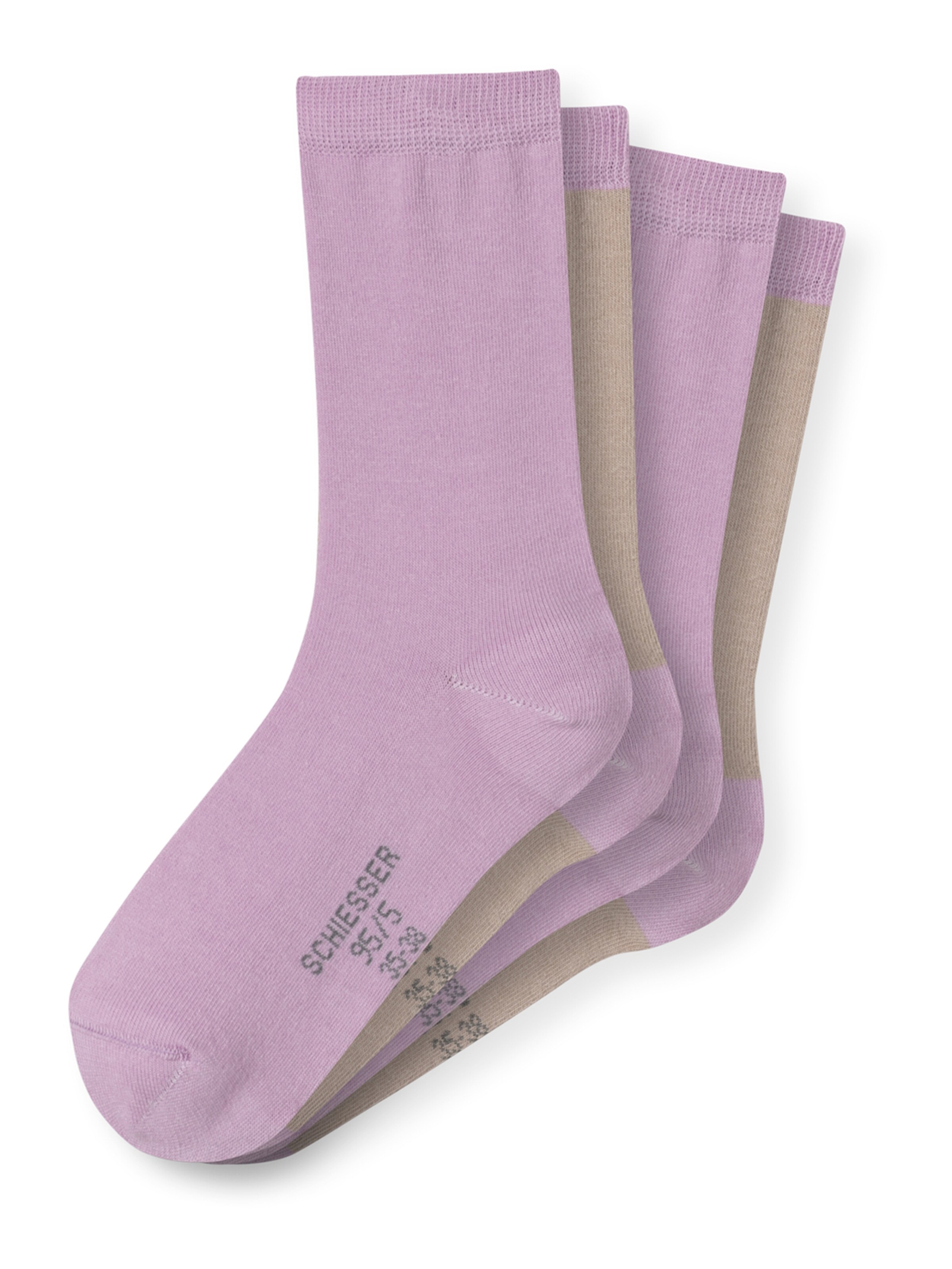 SCHIESSER - Calcetines en beige: frente