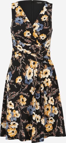 Lauren Ralph Lauren Petite Платье 'CLASSIC' в Черный: спереди