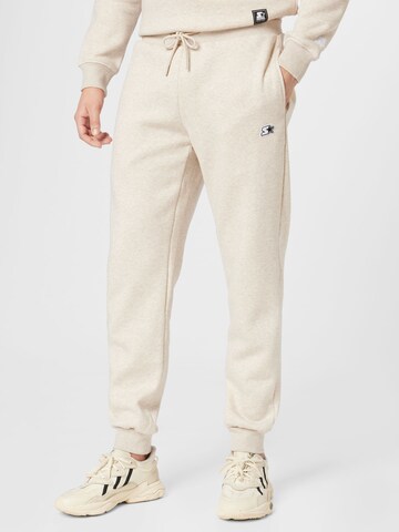 Starter Black Label Tapered Pants 'Essential' in Beige: front