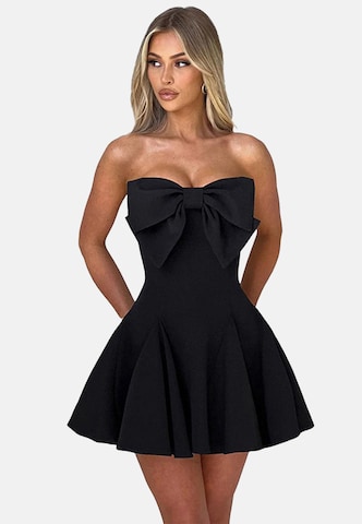 Moda Minx Kleid in Schwarz: Vorderseite
