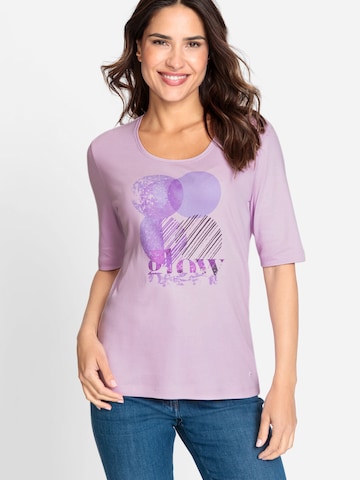 T-shirt Olsen en violet : devant