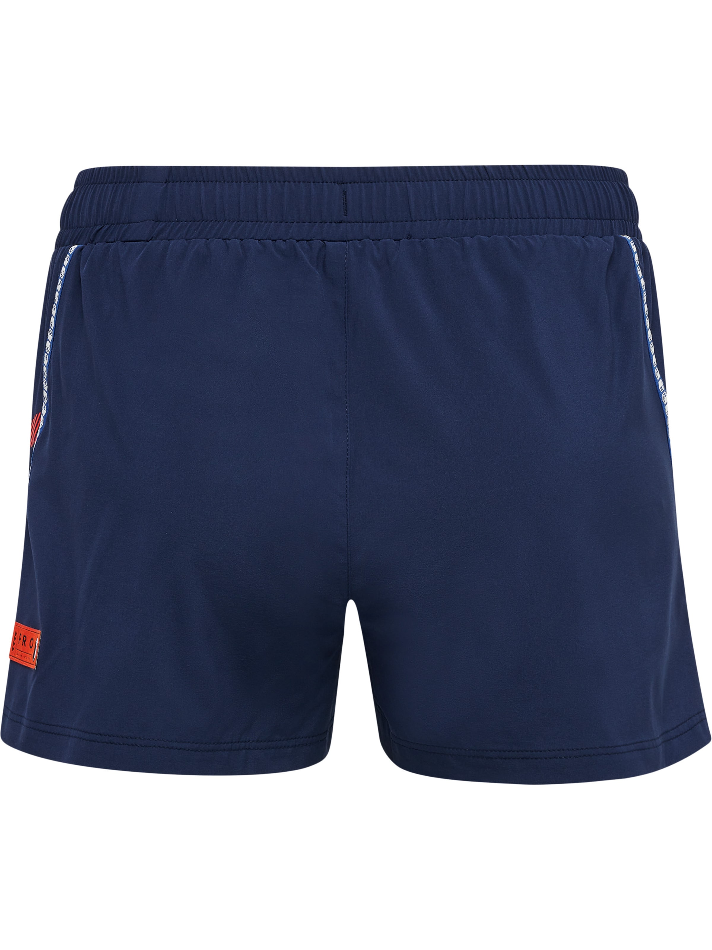 Hummel Regular Workout Pants 'Pro Grid Game' in Blue: front