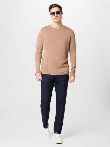 JOOP! Jeans Sweater 'Fidos' in Brown