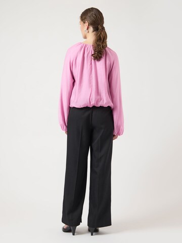 YAS Bluse 'YASVallo' i pink