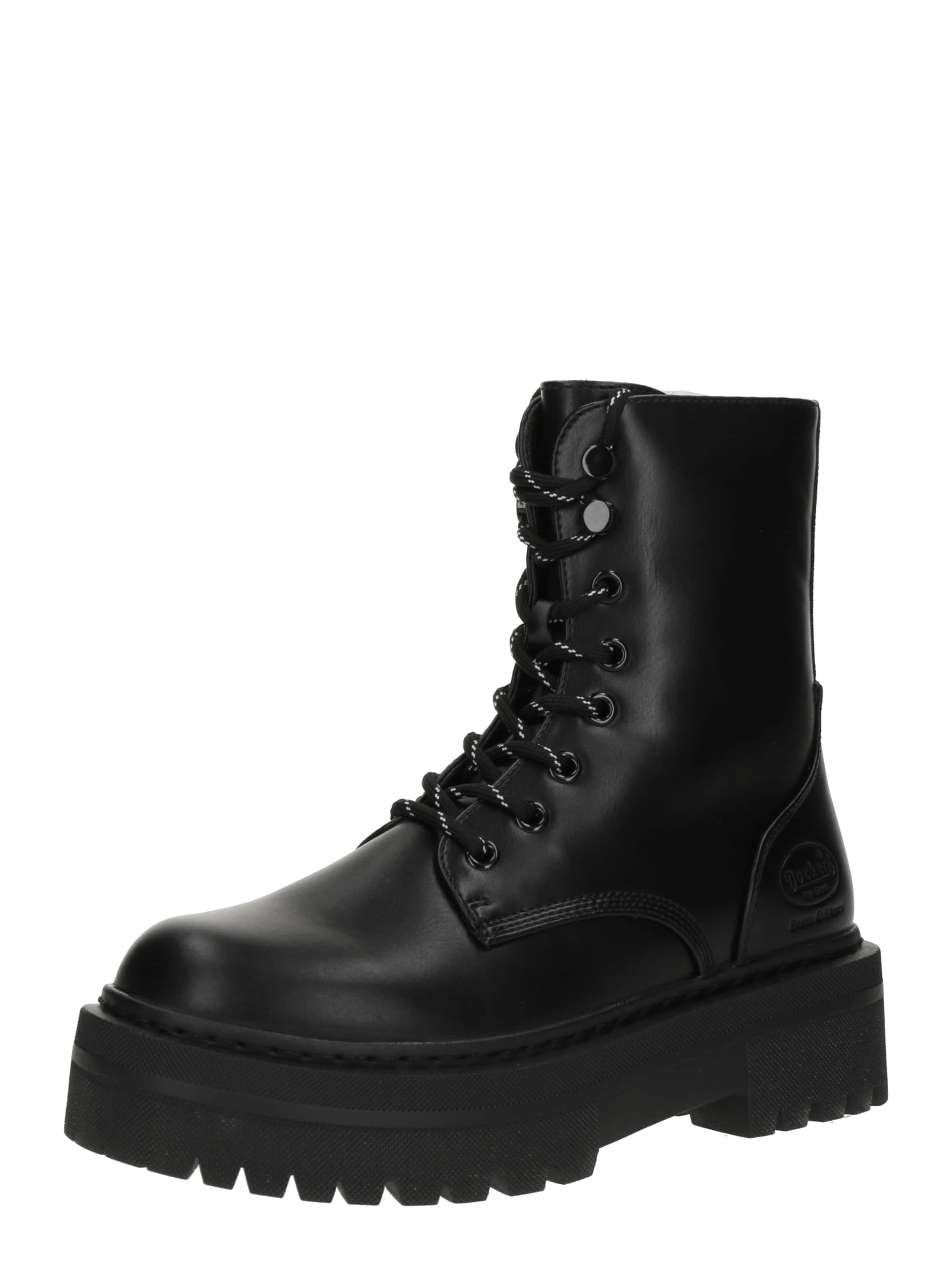 Dockers by Gerli Botki sznurowane w kolorze czarny: przód