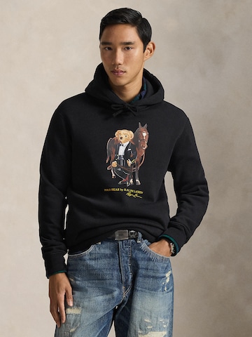 Polo Ralph Lauren Sweatshirt in Schwarz: Vorderseite