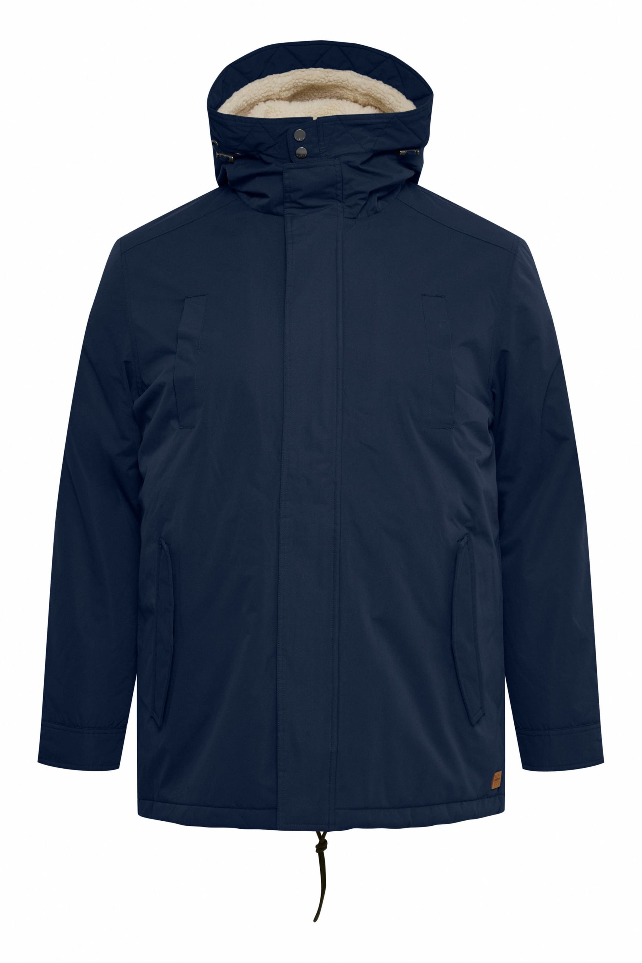 BLEND - Parka meia-estação 'Sergius' em azul: frente