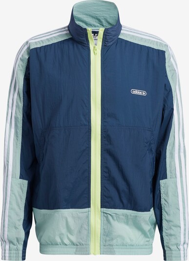 ADIDAS ORIGINALS Jacke in dunkelblau / hellgelb / mint / weiß, Produktansicht